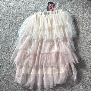 NWT: Paul Tazewell Wicked theme women’s graphic tulle skirt size xxs